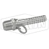 Straight Swivel x Hose Shank Connector for Spray Gun