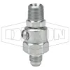 Super Swivels® Male NPTF x Male JIC 37° Inline Swivel