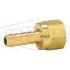 Female 45° SAE Swivel x Hose Barb