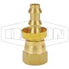 Female 45°SAE/37°JIC Swivel x Push-on Hose Barb