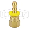 Female 45°SAE/37°JIC Swivel x Push-on Hose Barb