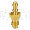 Male 45° SAE x Push-on Hose Barb