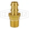 NPTF Male Swivel x Push-on Hose Barb