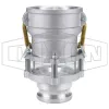 Cam & Groove In-Line Sight Glass Coupler x Adapter