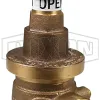 Factory Set Pressure Reducing Brass Angle Valve with Gauge Ports Female x Female
