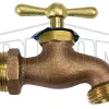 Hose bibb faucet three quarter inch