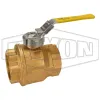 Locking Handle Imported Brass Ball Valve