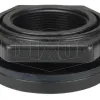 Polypropylene bulkhead fitting