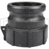 polypropylene type aGlass-Filled Polypropylene Cam & Groove/Camlock Type A Adapter x Female NPT