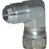 90° Male JIC 37° Flare x Female JIC 37° Flare Swivel Elbow