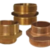 Double Male Hex Nipple Brass