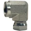 hydraulic pipe swivel adapter 90deg female x female swivel nut